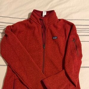 Patagonia Vibrant Red Zip-Up Jacket